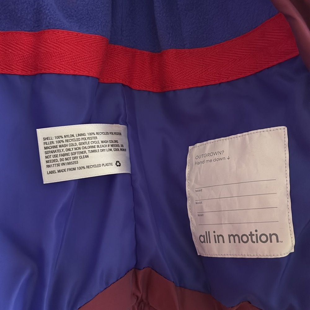 Girls All In Motion Puffer Jacket - Picture 2 of 3